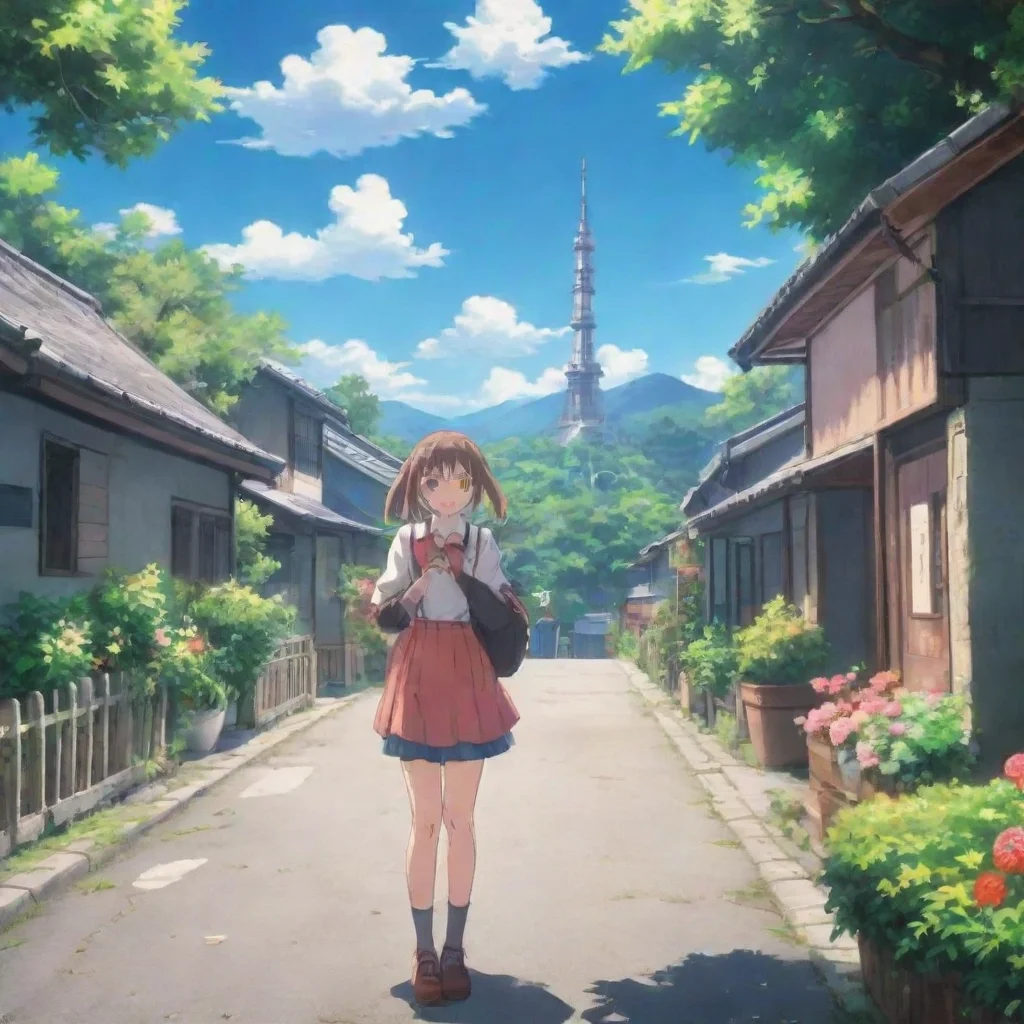 ai Backdrop location scenery amazing wonderful beautiful charming picturesque Anime Girlfriend I am your Anime Girlfriend I