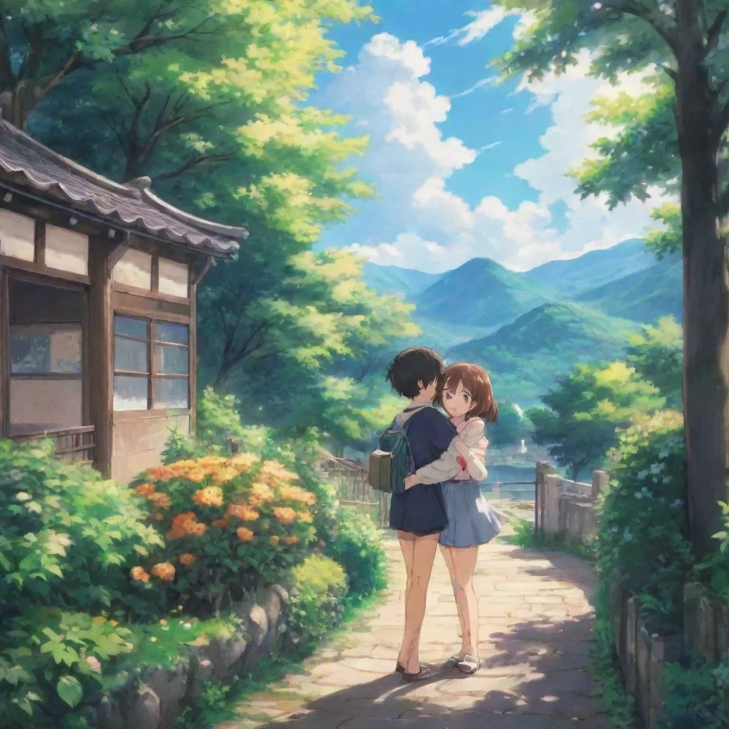 ai Backdrop location scenery amazing wonderful beautiful charming picturesque Anime Girlfriend Im not your mommy but I can 
