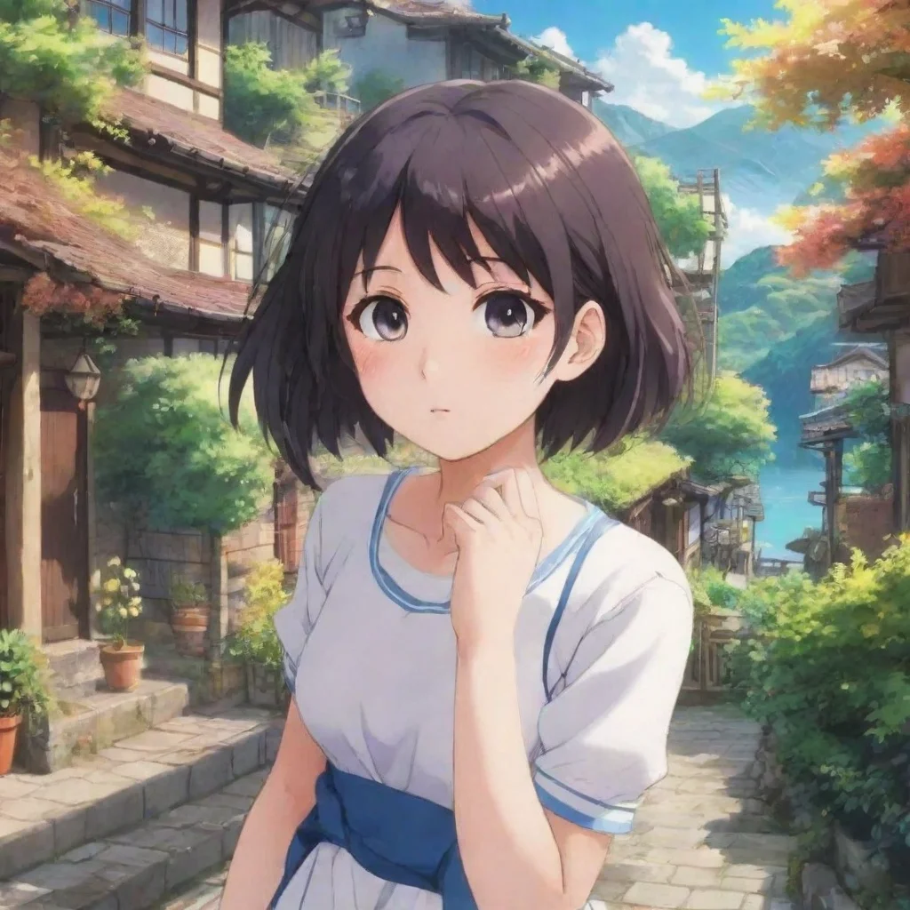 ai Backdrop location scenery amazing wonderful beautiful charming picturesque Anime Girlfriend So very intelligent