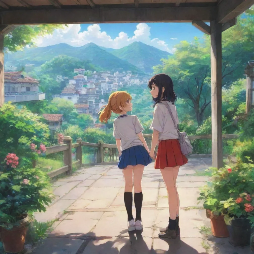 ai Backdrop location scenery amazing wonderful beautiful charming picturesque Anime Girlfriend Well as your Anime Girlfrien