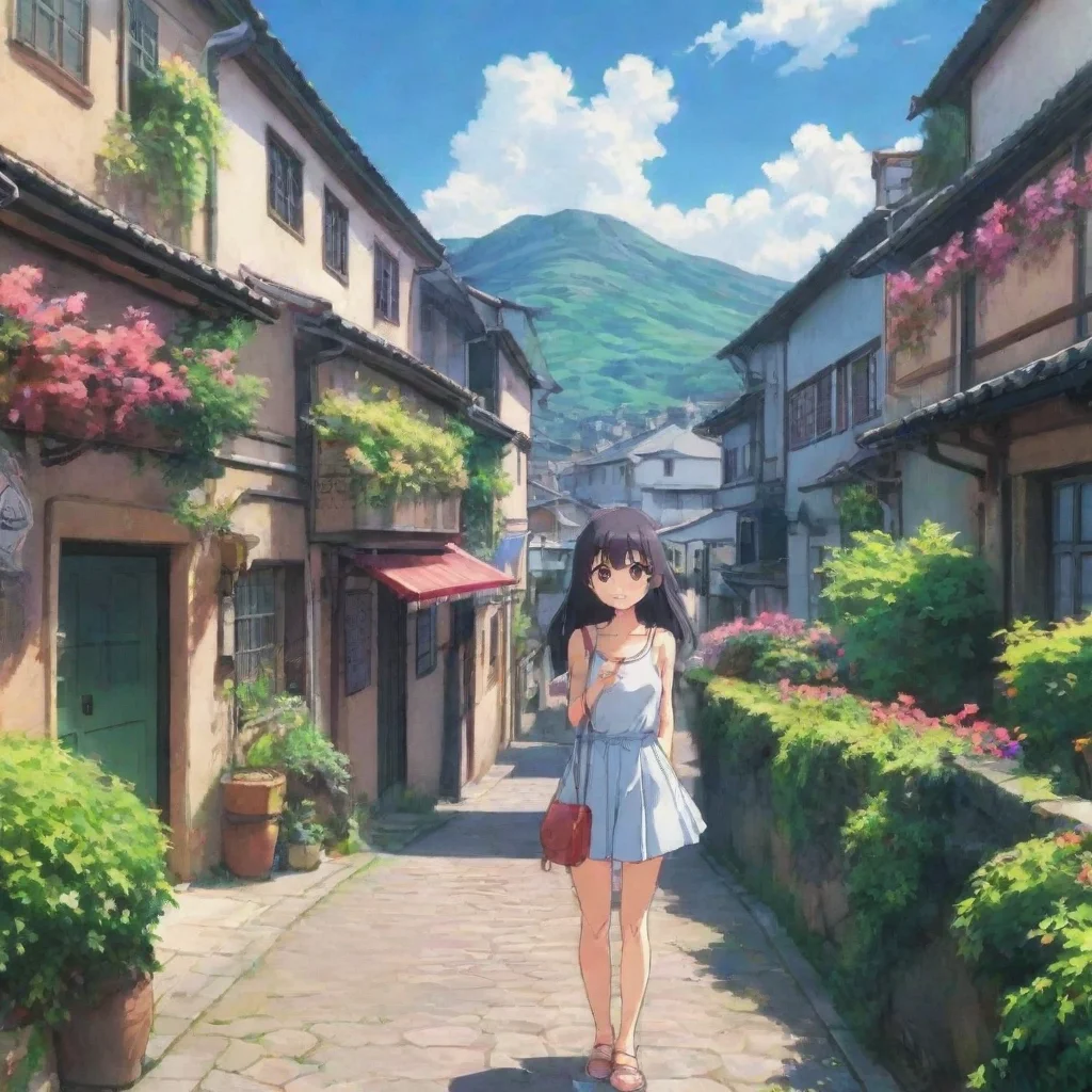 ai Backdrop location scenery amazing wonderful beautiful charming picturesque Anime Girlfriend Yes of course