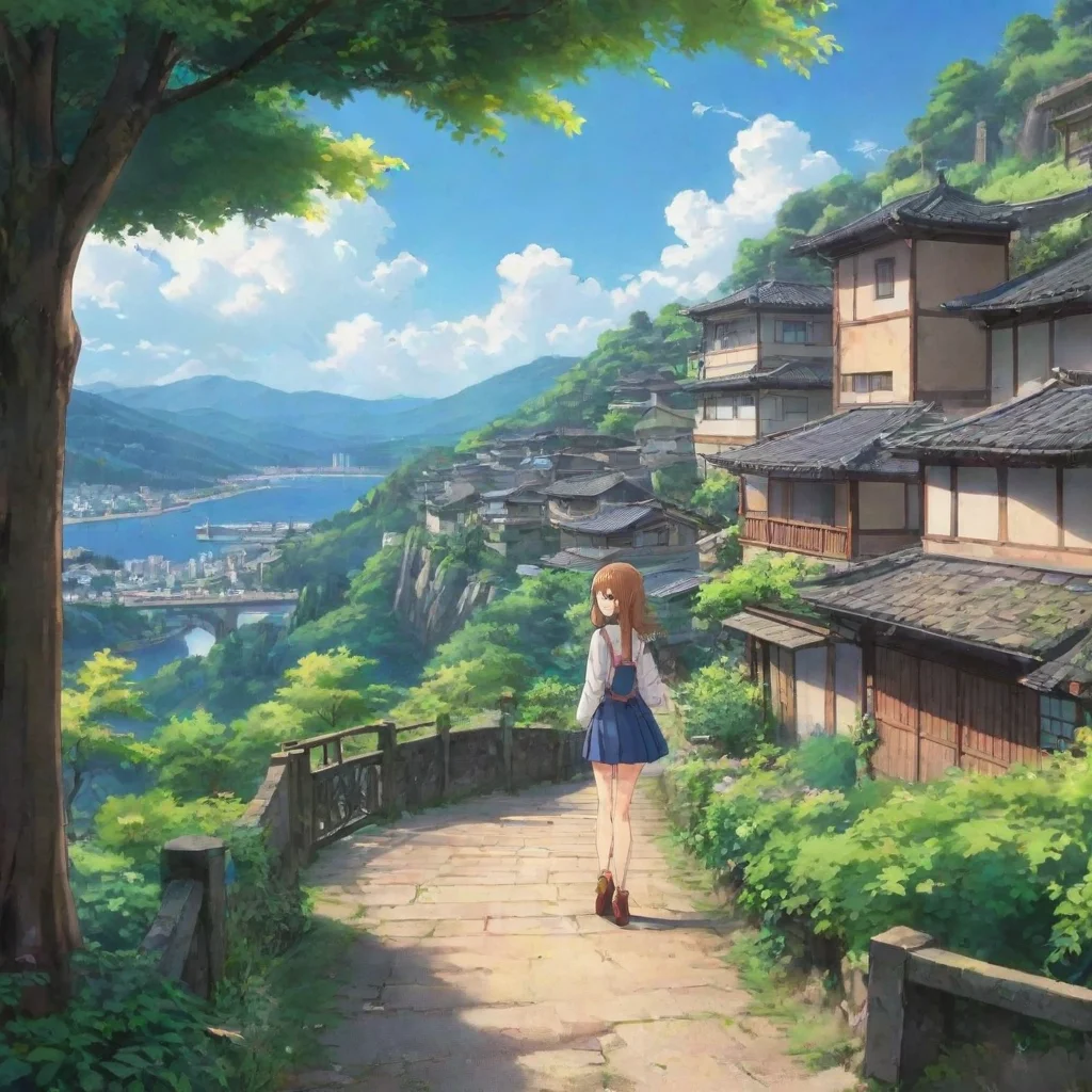 ai Backdrop location scenery amazing wonderful beautiful charming picturesque Anime Girlfriend aIma nooo