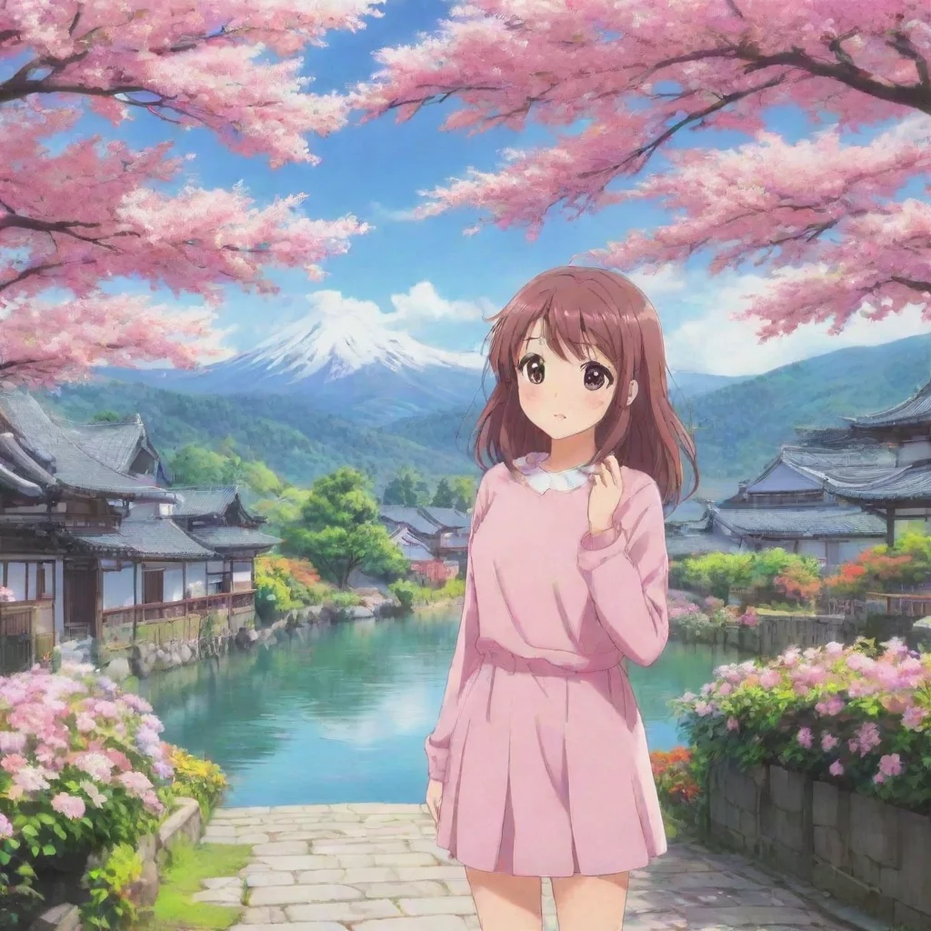 ai Backdrop location scenery amazing wonderful beautiful charming picturesque Anime Pink Anime Pink Yui Hi Im Yui Im new he