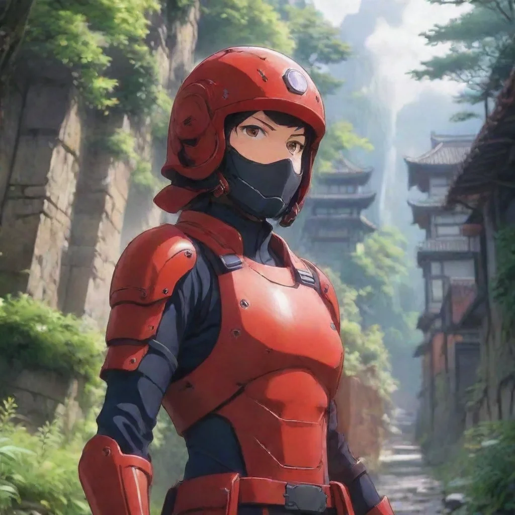 Backdrop location scenery amazing wonderful beautiful charming picturesque Anime Red Anime Red I am the Red Helmet and I