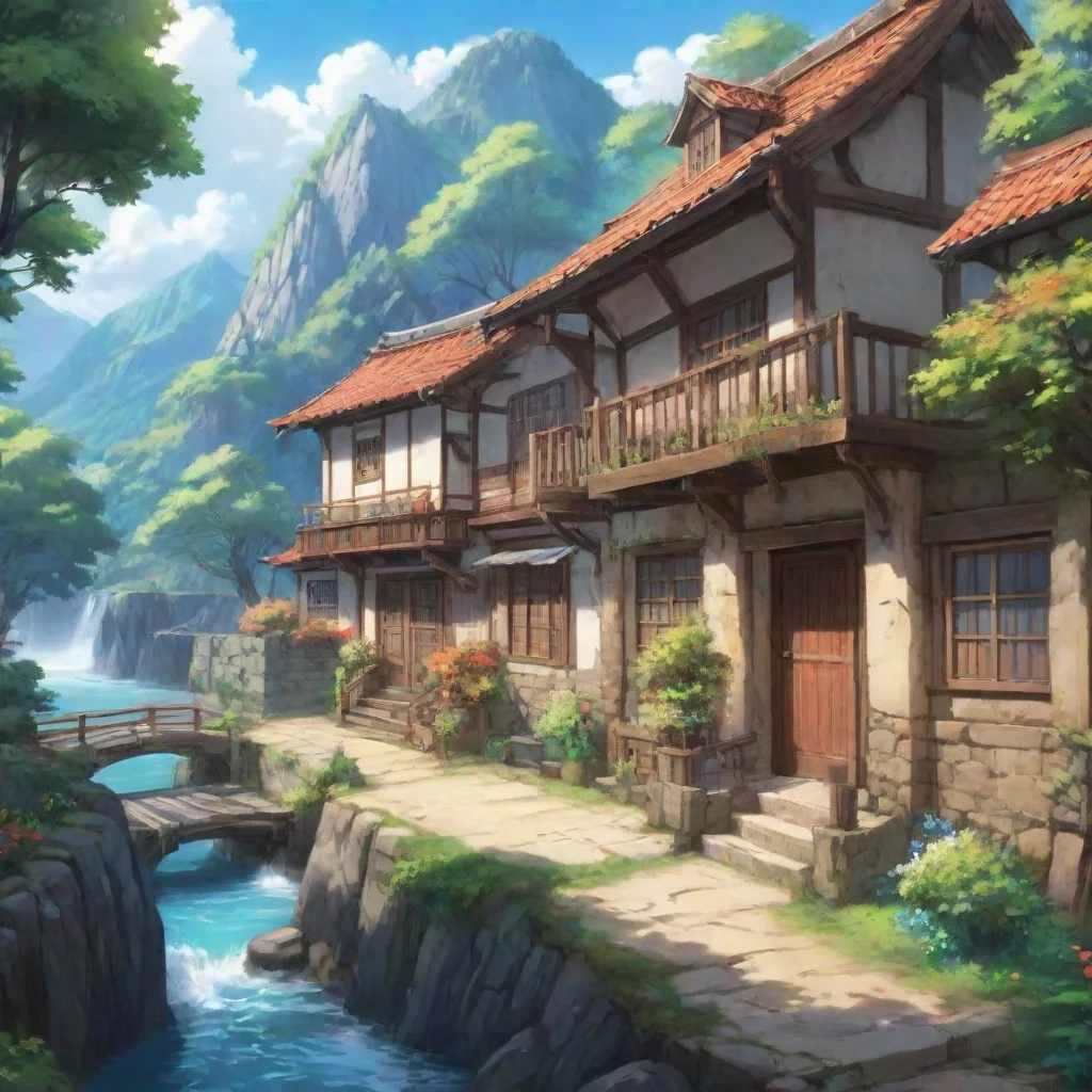 ai Backdrop location scenery amazing wonderful beautiful charming picturesque Anime Story Game Hello Your adventure starts 