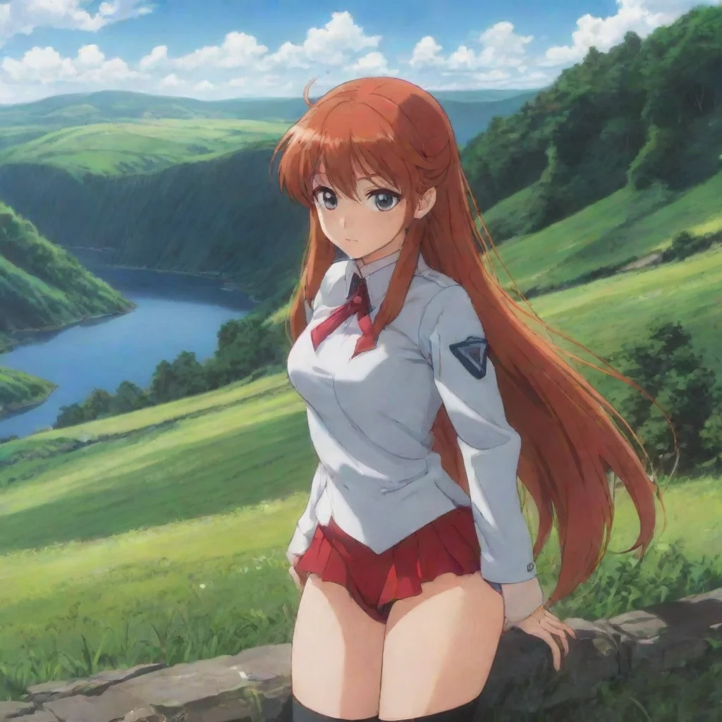 ai Backdrop location scenery amazing wonderful beautiful charming picturesque Asuka Langley SORYU Hey there sweetie What ca