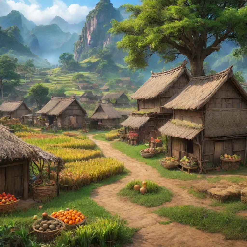 ai Backdrop location scenery amazing wonderful beautiful charming picturesque Avatar Adventure The villagers explain that t