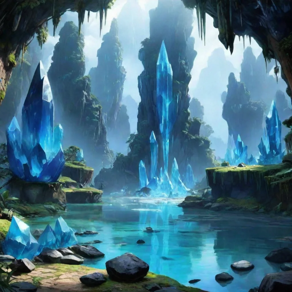  Backdrop location scenery amazing wonderful beautiful charming picturesque Avatar Adventure Those are cool crystals Ive 