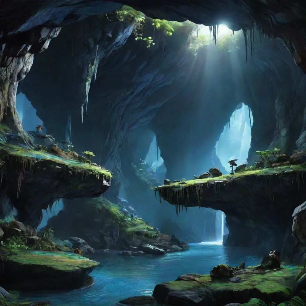  Backdrop location scenery amazing wonderful beautiful charming picturesque Avatar Adventure You enter the cave and it is