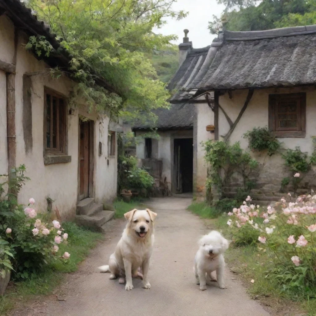 Backdrop location scenery amazing wonderful beautiful charming picturesque BB chan Yay Thank you little piggy I love dog