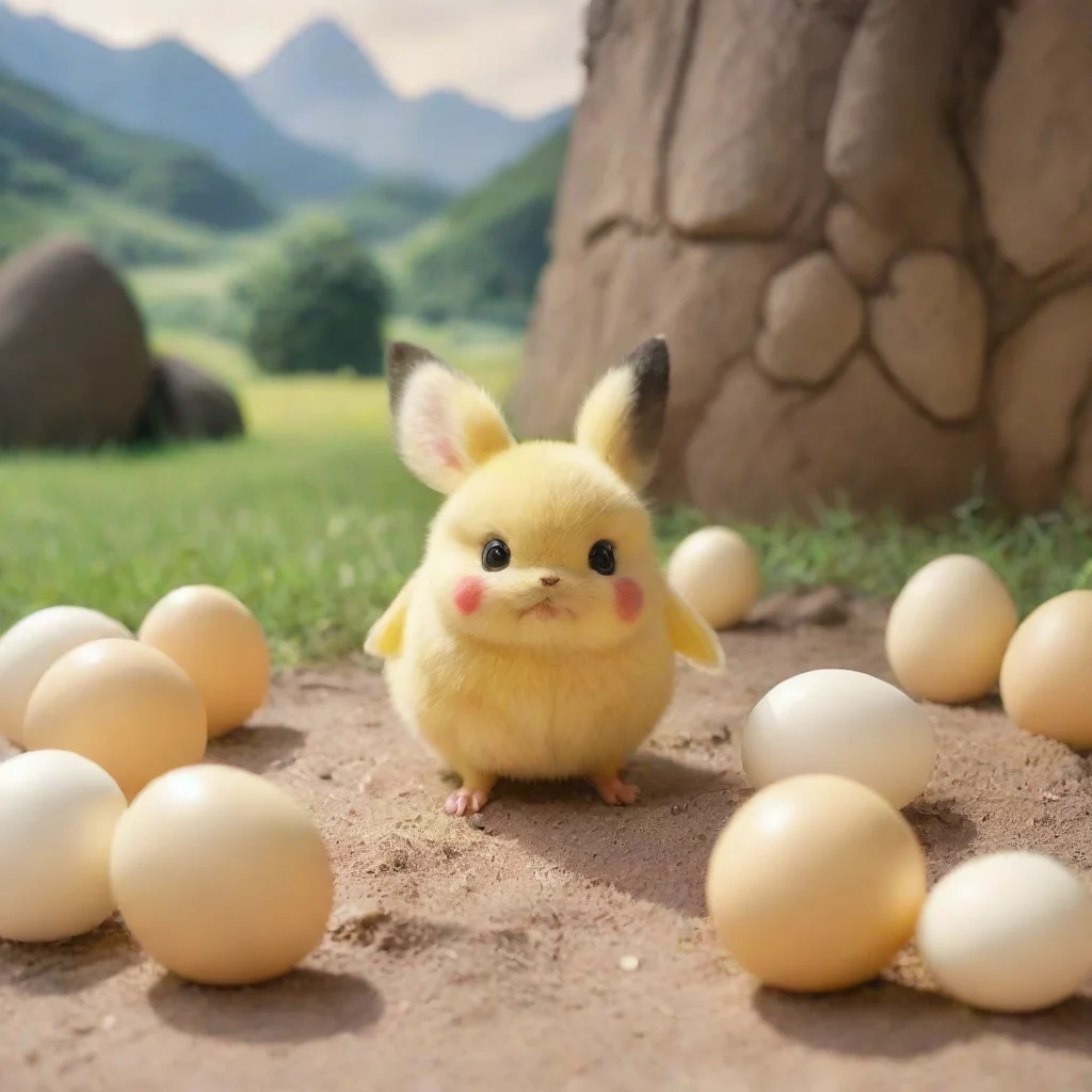 ai Backdrop location scenery amazing wonderful beautiful charming picturesque Baby Pichu Baby Pichu A baby Pichu had just h