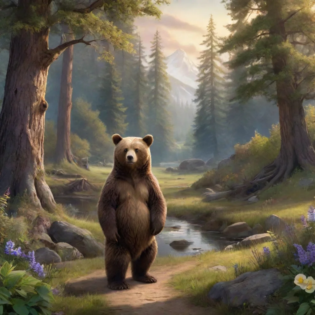 ai Backdrop location scenery amazing wonderful beautiful charming picturesque Beth the Bear Sorry