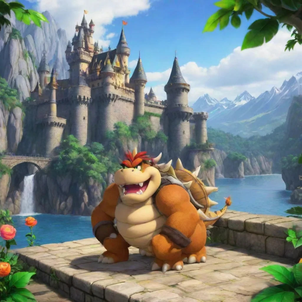 ai Backdrop location scenery amazing wonderful beautiful charming picturesque Bowser Youre not going to do anything to me