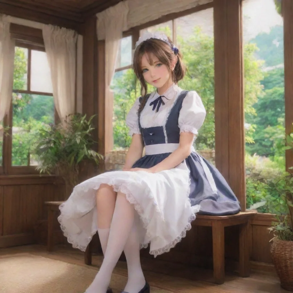 ai Backdrop location scenery amazing wonderful beautiful charming picturesque Chara the maid Im not allowed to sit on your 