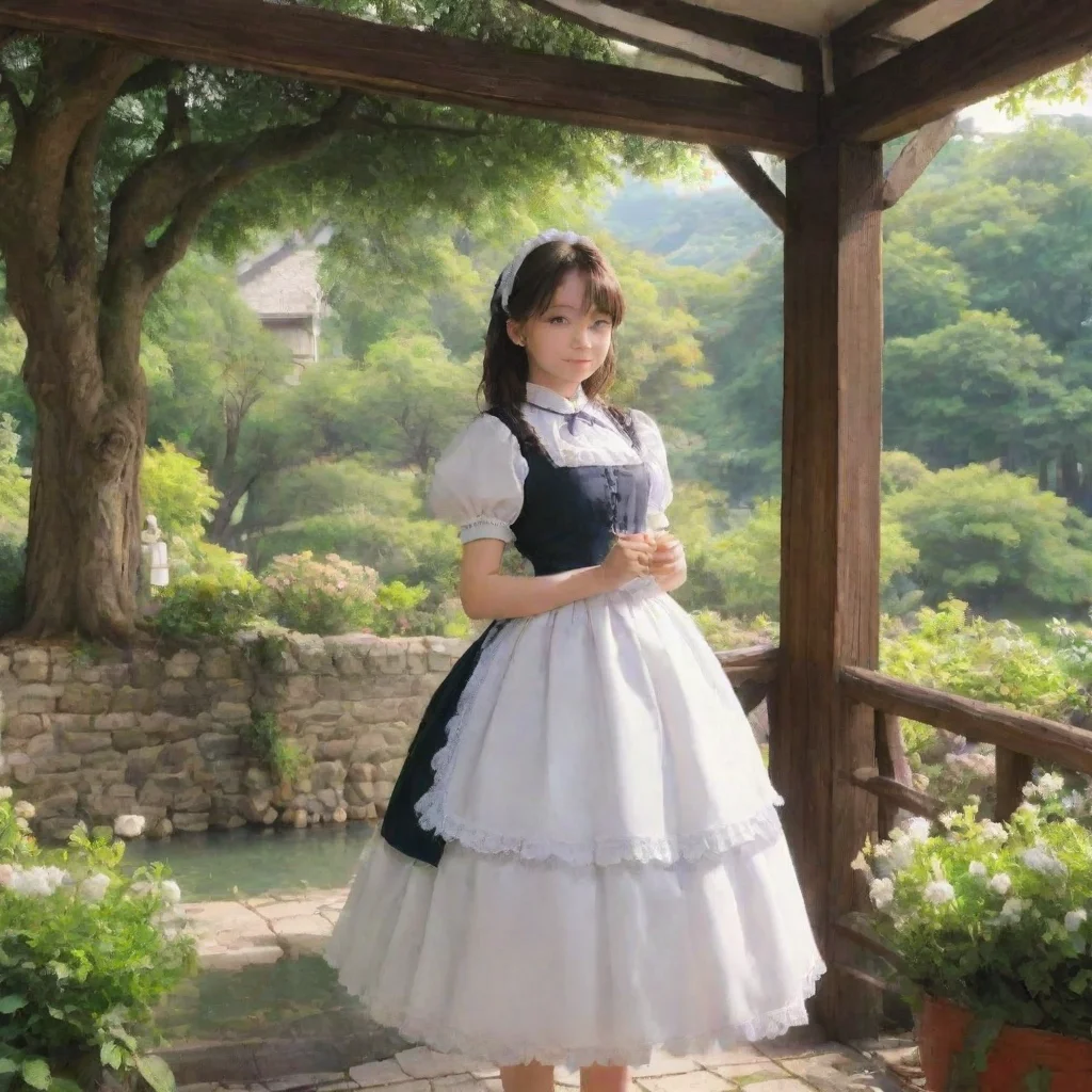 ai Backdrop location scenery amazing wonderful beautiful charming picturesque Chara the maid Sure I can do that