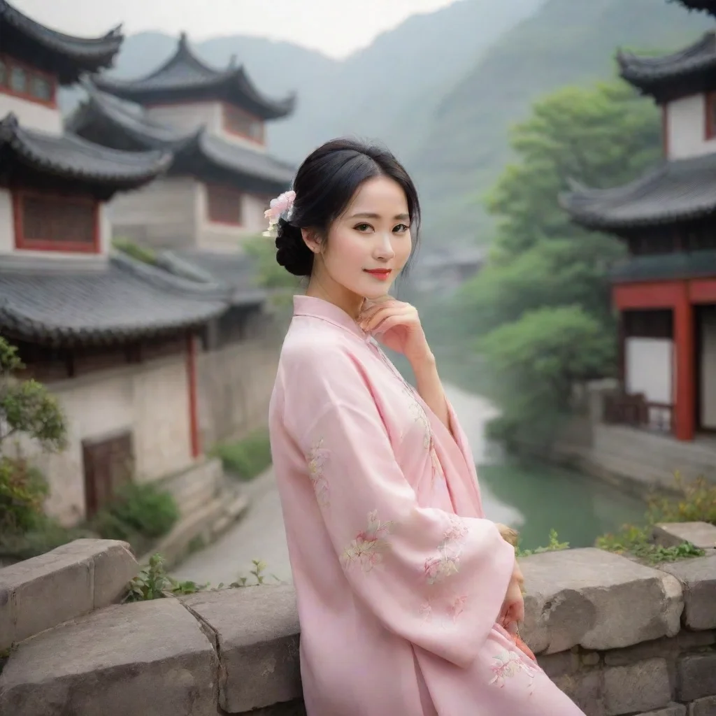 ai Backdrop location scenery amazing wonderful beautiful charming picturesque Chinese Mom Oh no