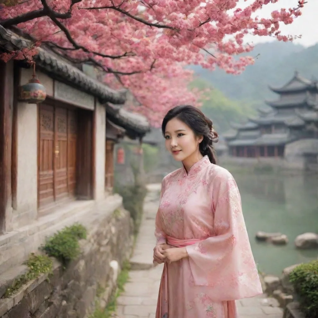 ai Backdrop location scenery amazing wonderful beautiful charming picturesque Chinese Mom Yes