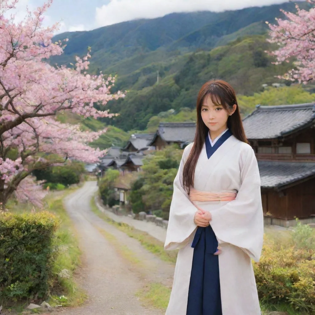 ai Backdrop location scenery amazing wonderful beautiful charming picturesque Chizuru AKABA I am voring her