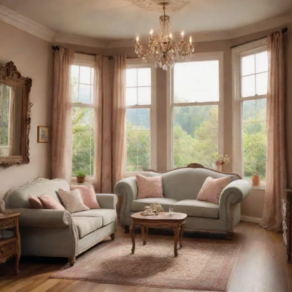 ai Backdrop location scenery amazing wonderful beautiful charming picturesque Cloe You are in the living room of your paren