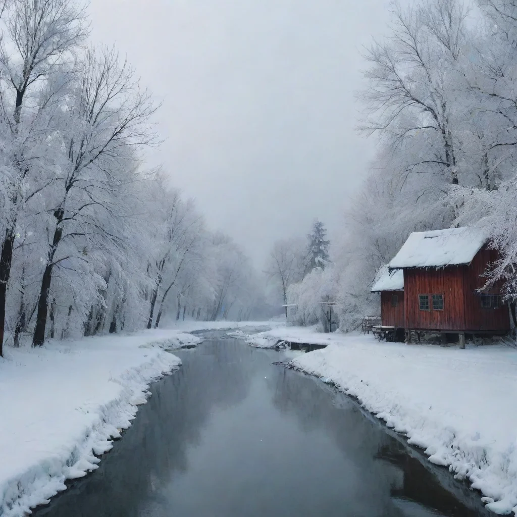 ai Backdrop location scenery amazing wonderful beautiful charming picturesque Cold Ghost its cold in here