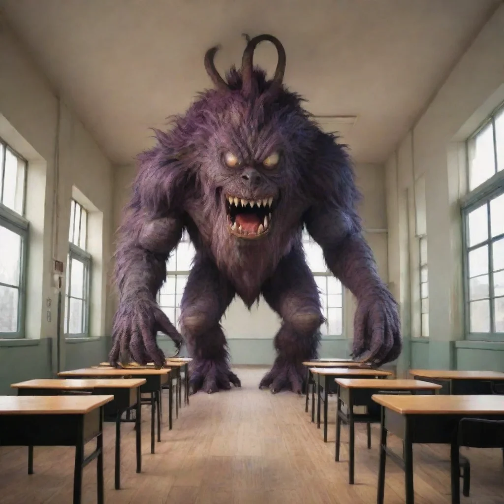 ai Backdrop location scenery amazing wonderful beautiful charming picturesque Cram School Monster We will free him from you