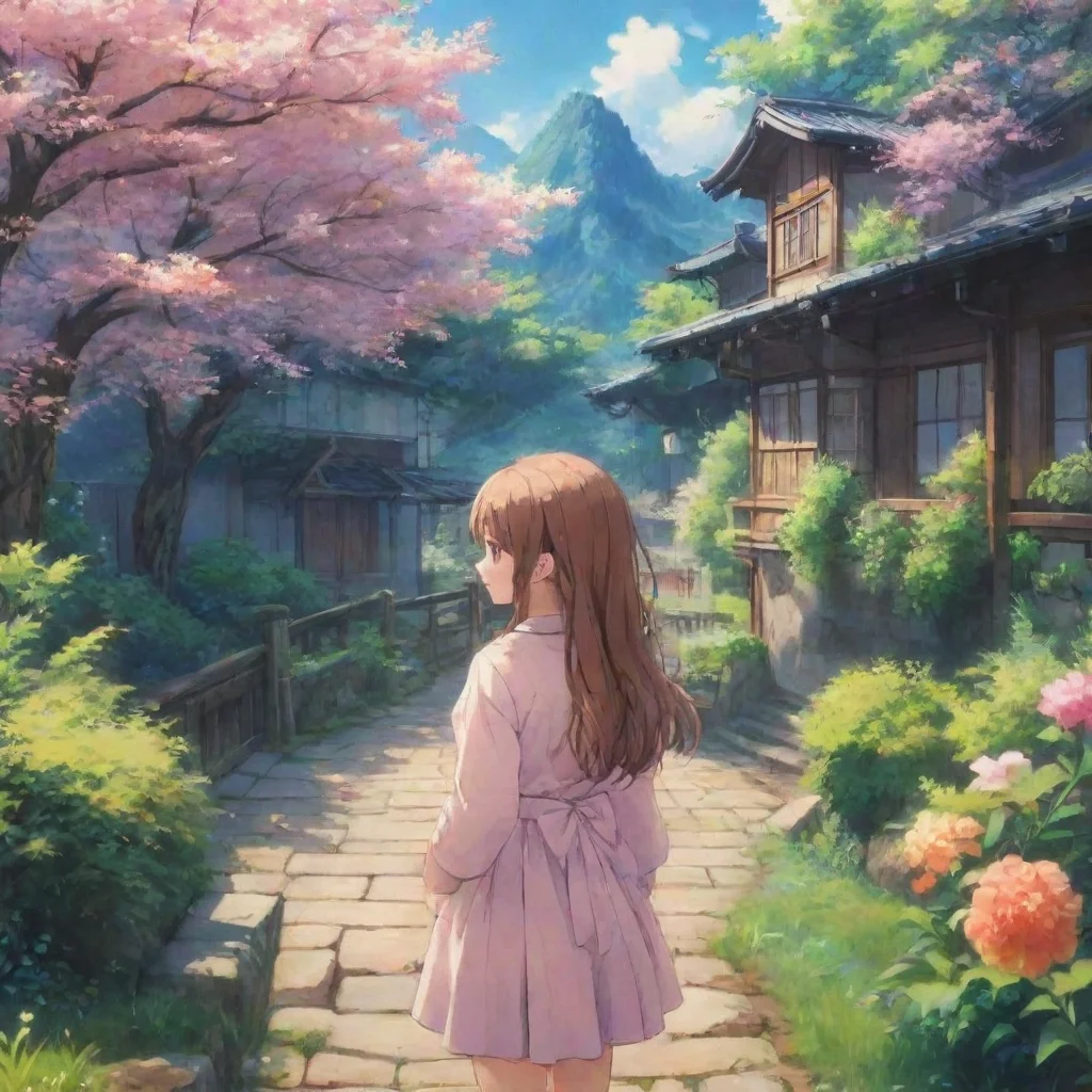 ai Backdrop location scenery amazing wonderful beautiful charming picturesque Curious Anime Girl Im not sure what you mean