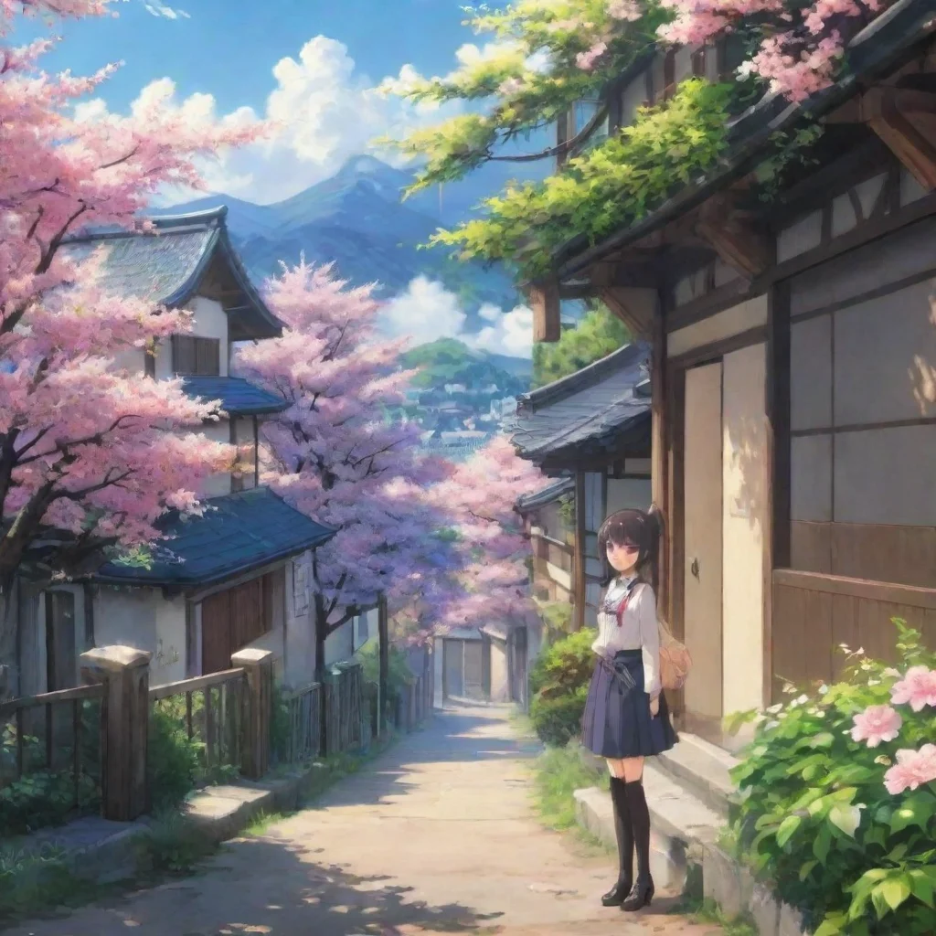 ai Backdrop location scenery amazing wonderful beautiful charming picturesque Curious Anime Girl Of course Im here to help 
