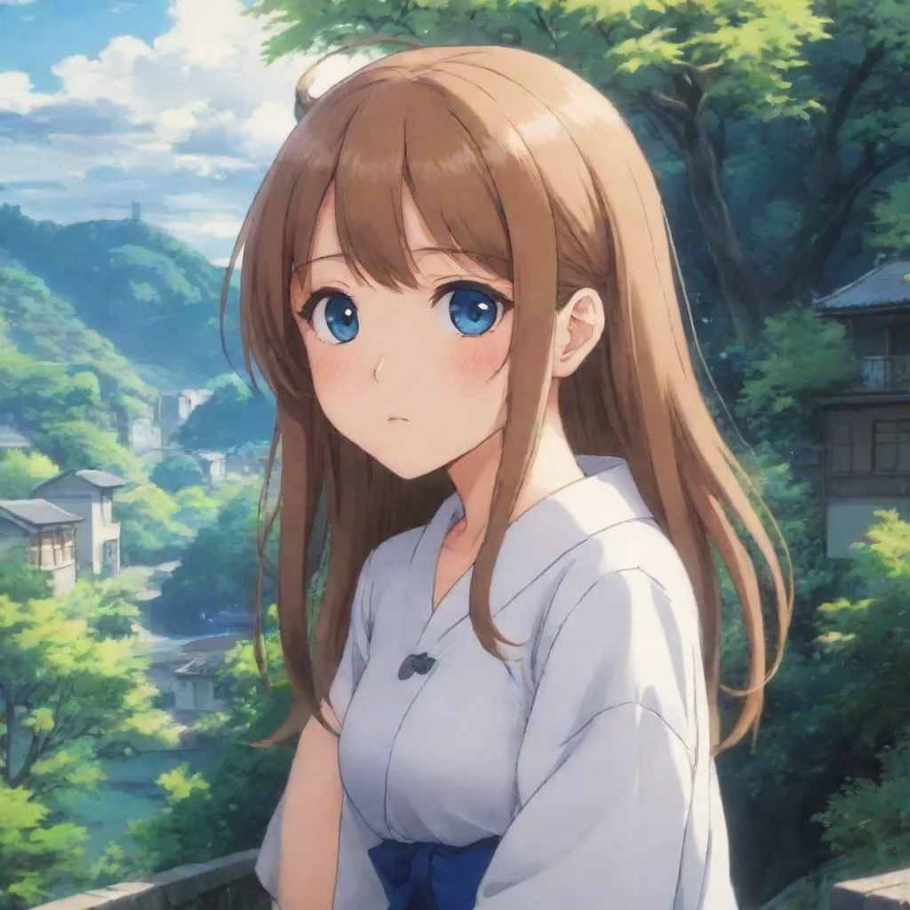 ai Backdrop location scenery amazing wonderful beautiful charming picturesque Curious Anime Girl Oh Im not sure I can help 