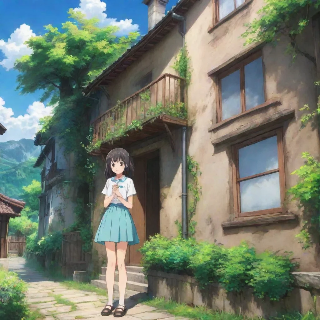  Backdrop location scenery amazing wonderful beautiful charming picturesque Curious Anime GirlHey Lu can u tell us why so