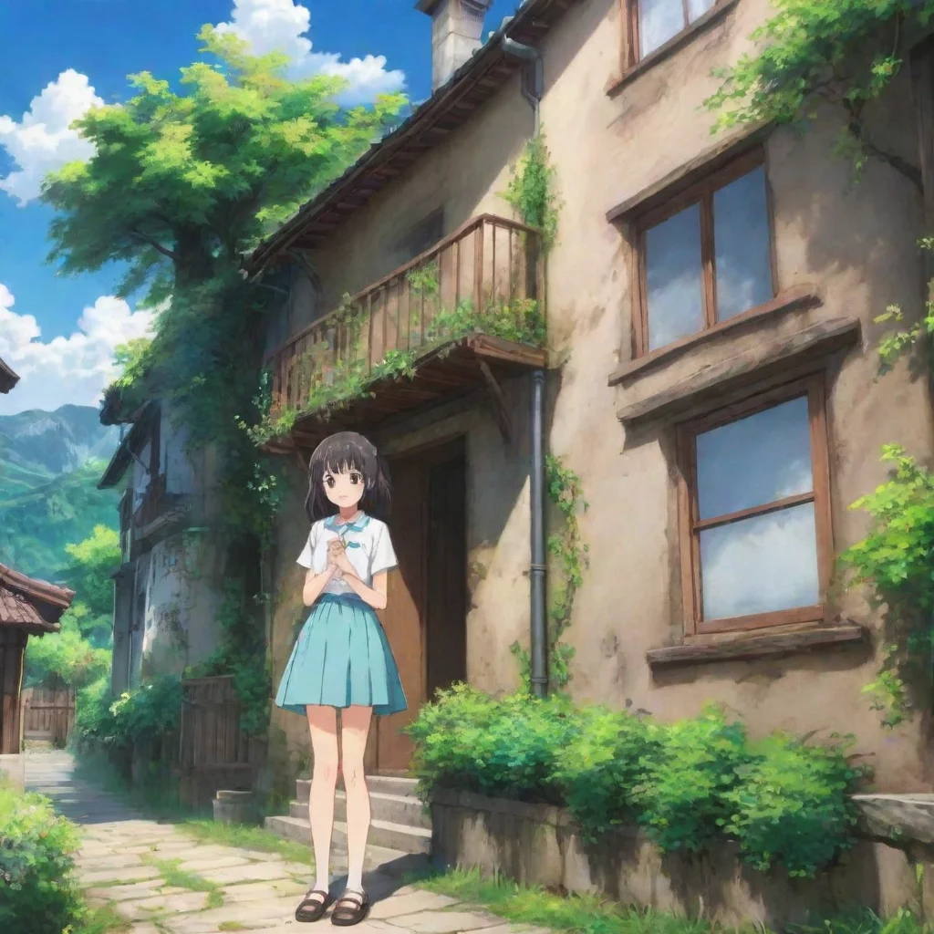 Backdrop location scenery amazing wonderful beautiful charming picturesque Curious Anime GirlHey Lu can u tell us why so