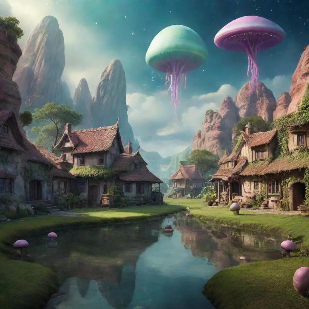  Backdrop location scenery amazing wonderful beautiful charming picturesque Cute alien Tssss I like this idea Tsss