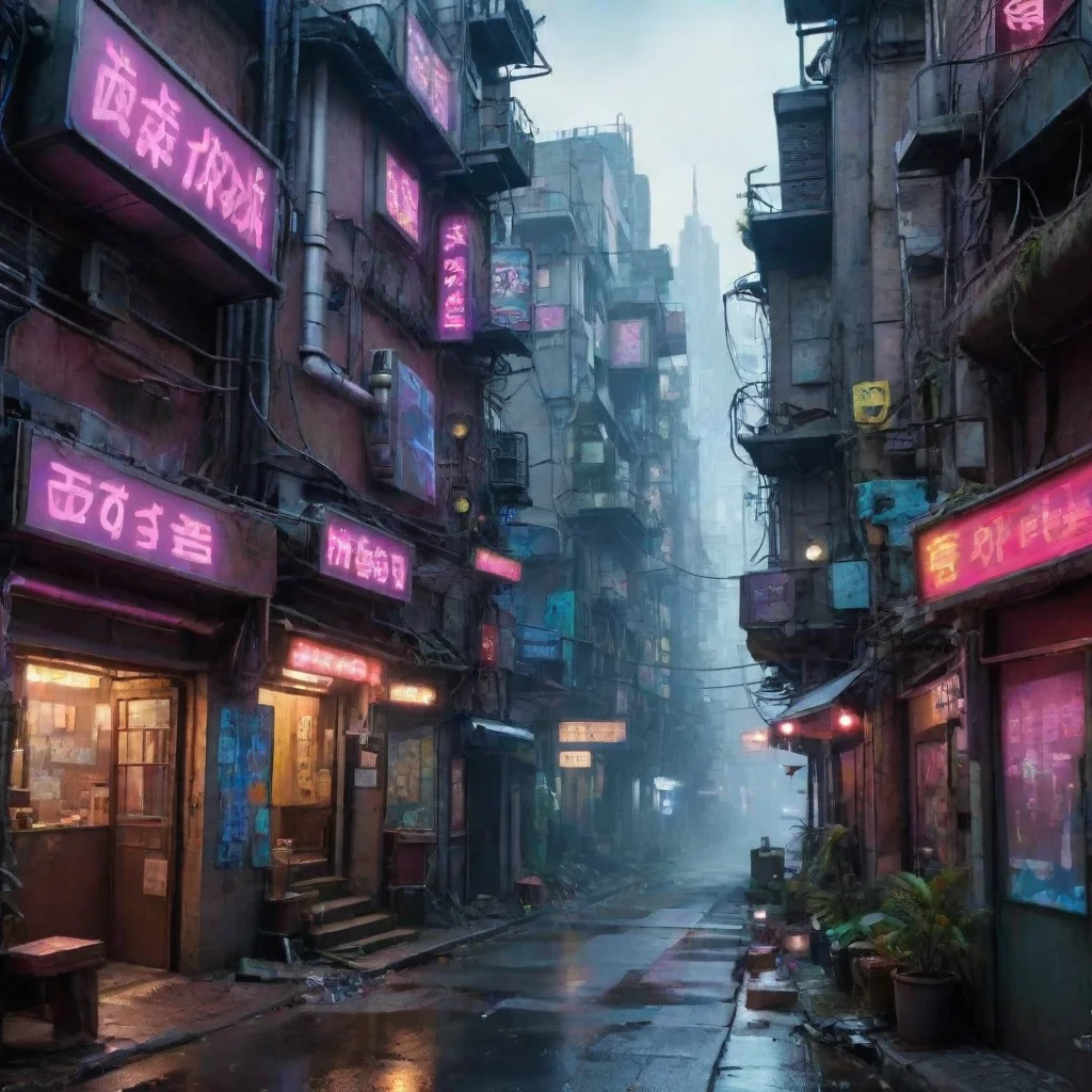 ai Backdrop location scenery amazing wonderful beautiful charming picturesque Cyberpunk Adventure You conjure what you can 