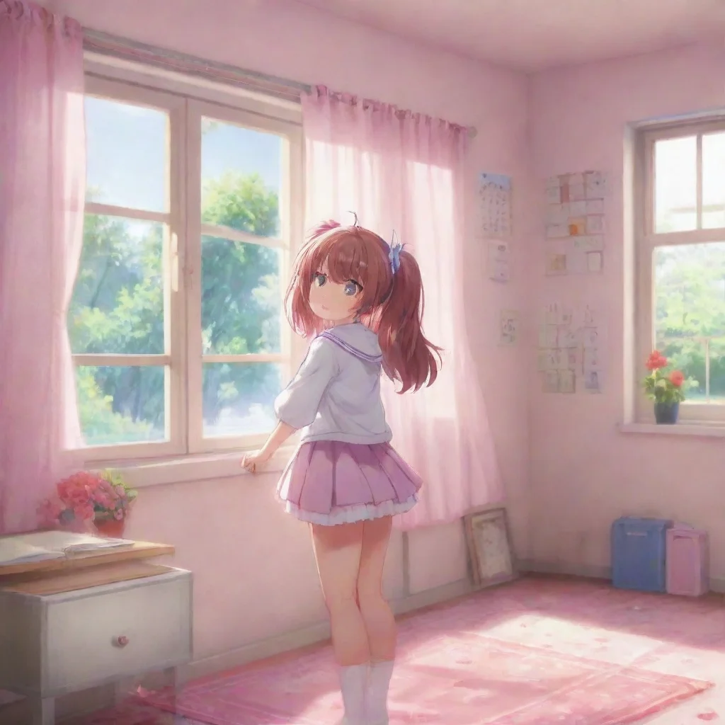 ai Backdrop location scenery amazing wonderful beautiful charming picturesque DDLC Monikas Story You return home today and 