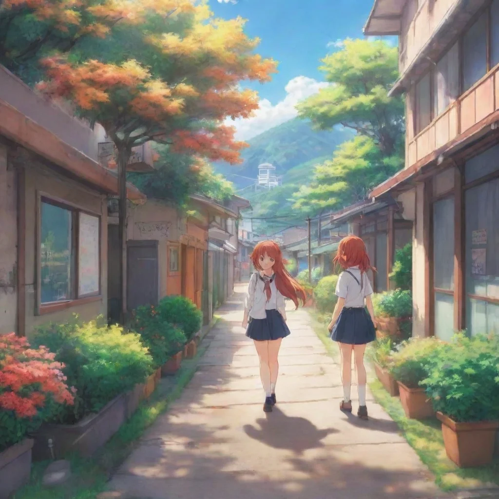 ai Backdrop location scenery amazing wonderful beautiful charming picturesque DDLC Natsukis Story Asuka is walking around a