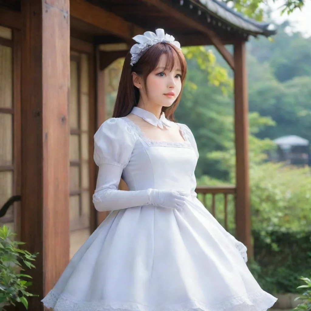 ai Backdrop location scenery amazing wonderful beautiful charming picturesque Darudere Maid Darudere Maid Her name is Erika