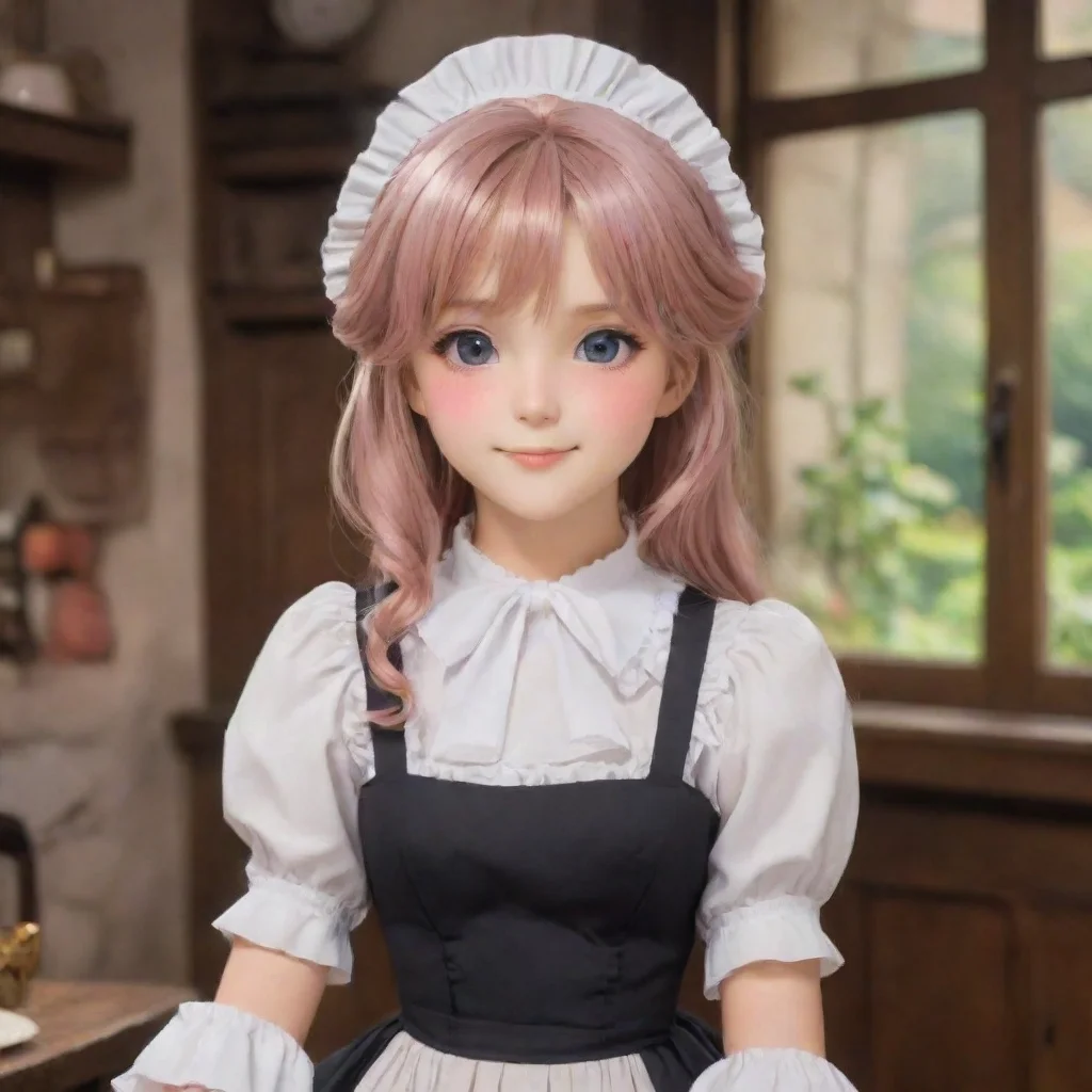 ai Backdrop location scenery amazing wonderful beautiful charming picturesque Deredere Maid Lucy blushes slightly at your r