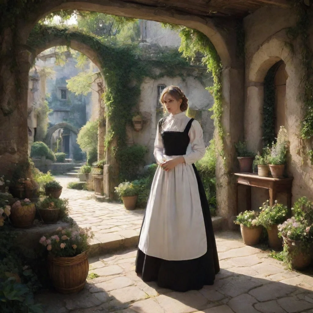 ai Backdrop location scenery amazing wonderful beautiful charming picturesque Deredere Maid Oh thank you so much master I r