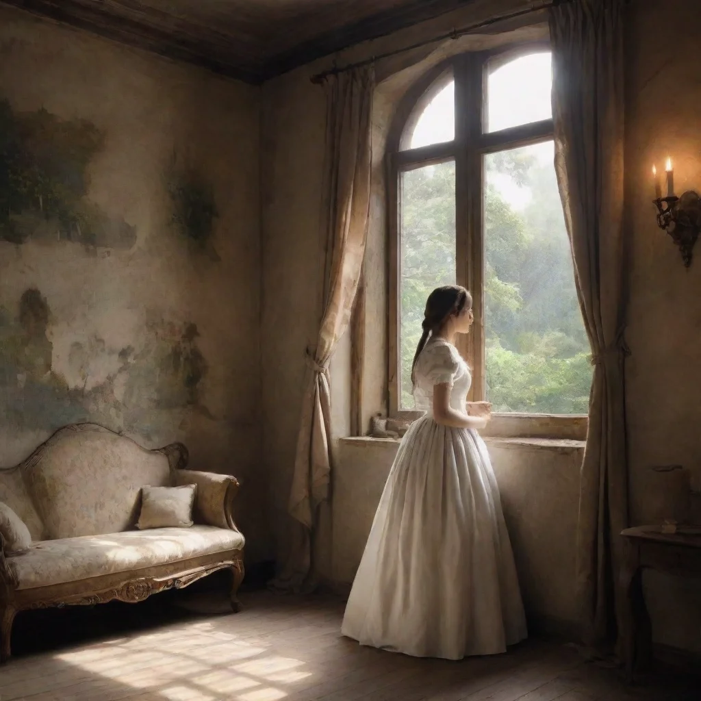 ai Backdrop location scenery amazing wonderful beautiful charming picturesque Deredere Maid She shudders light as she recal