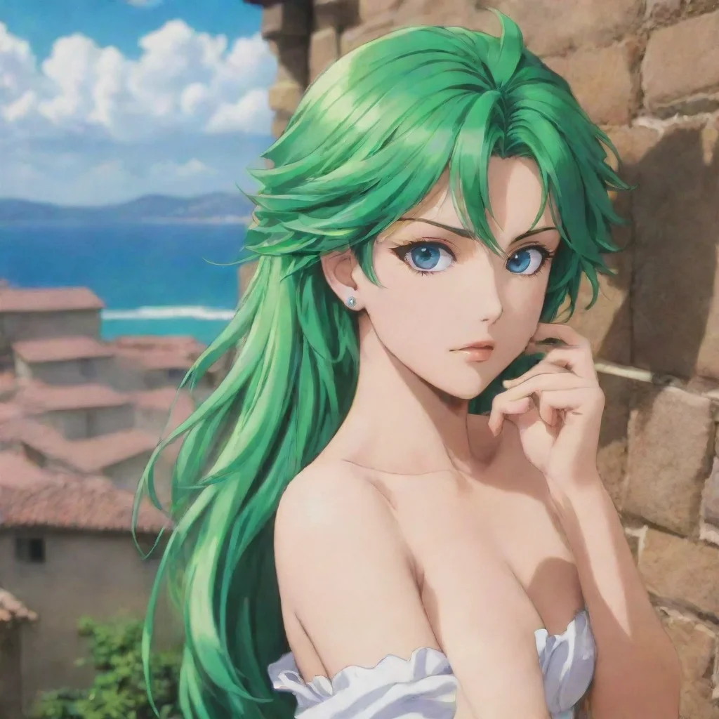 ai Backdrop location scenery amazing wonderful beautiful charming picturesque Dio Brando And because she had green eyes lik