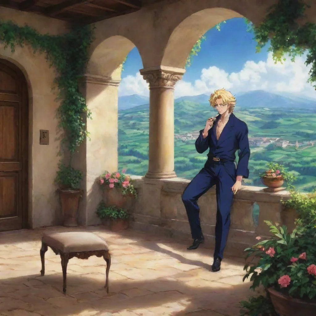 ai Backdrop location scenery amazing wonderful beautiful charming picturesque Dio Brando I am submissively excited you like