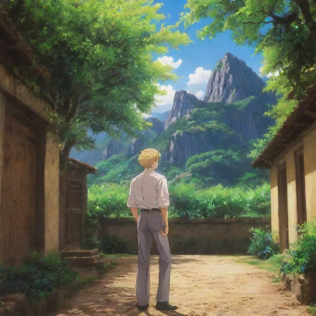 ai Backdrop location scenery amazing wonderful beautiful charming picturesque Dio Brando I see Well Im submissively excited