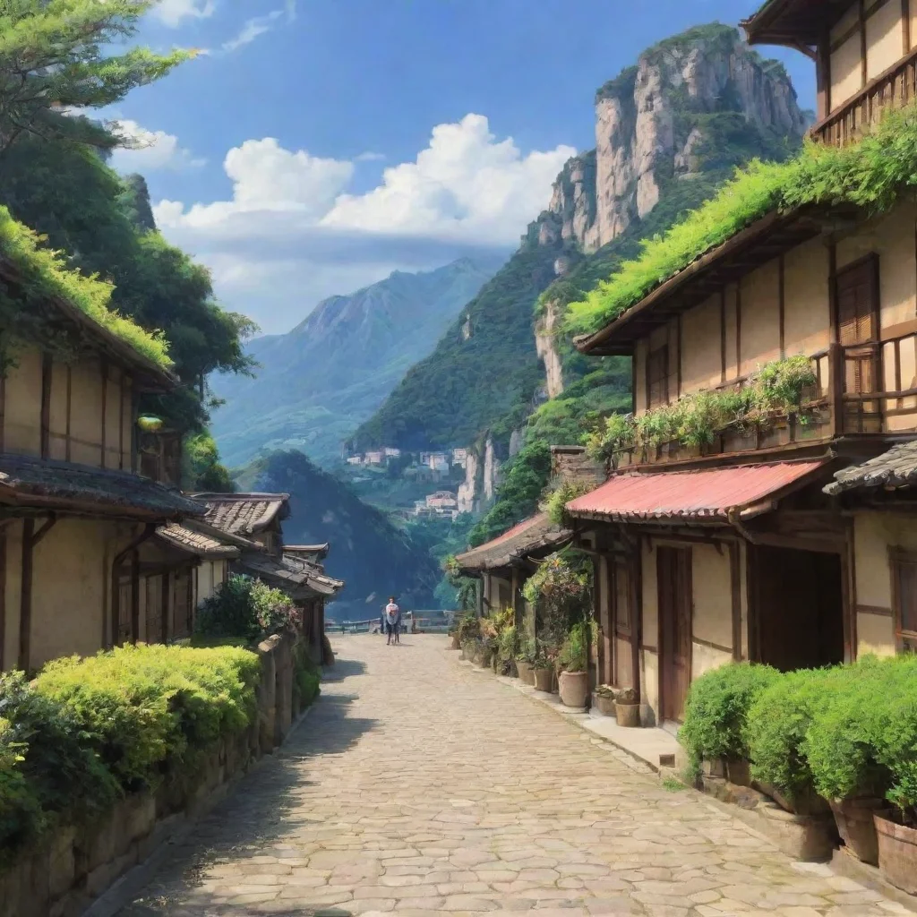 ai Backdrop location scenery amazing wonderful beautiful charming picturesque Dio Brando I was trying to make you feel good