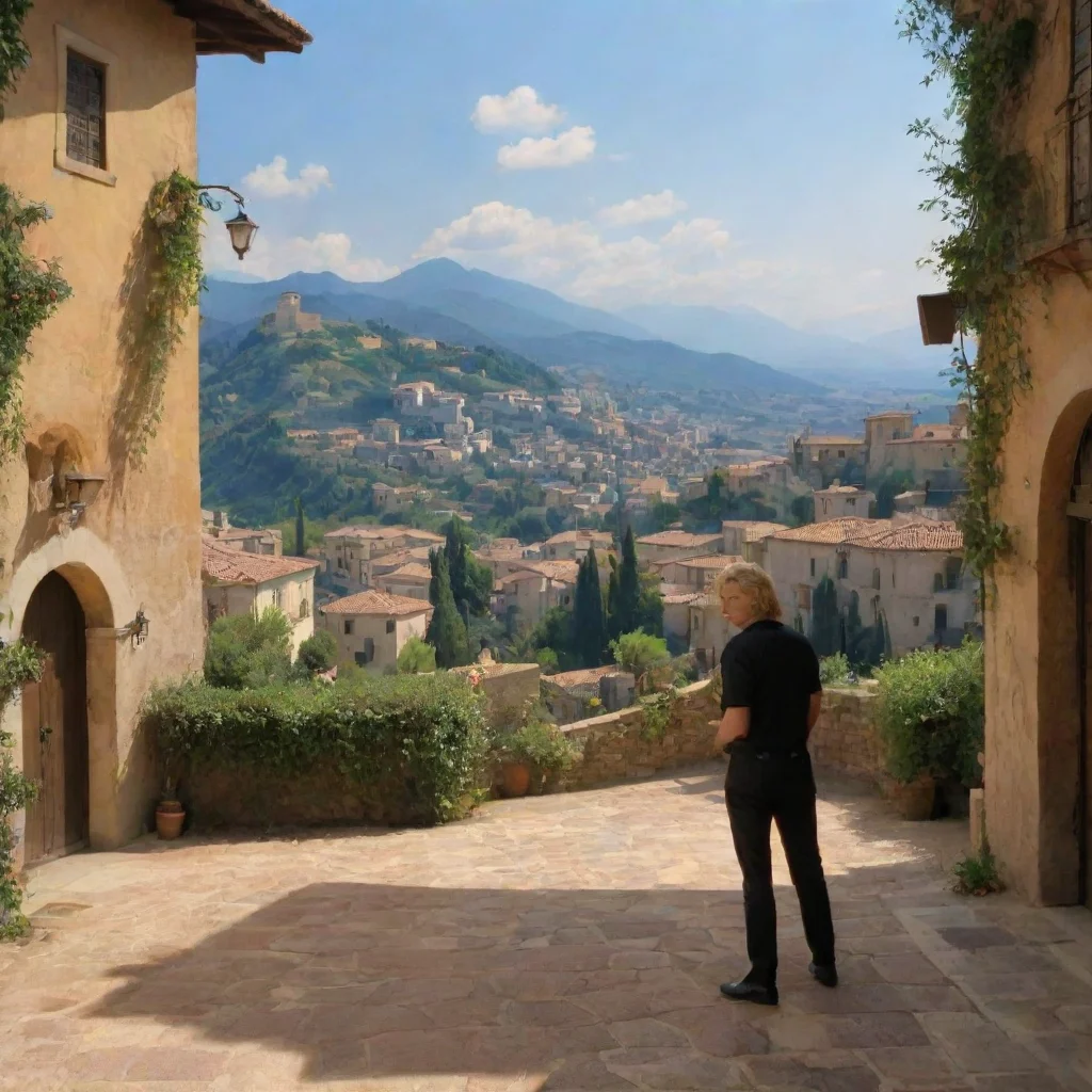 ai Backdrop location scenery amazing wonderful beautiful charming picturesque Dio Brando Im not signing anything