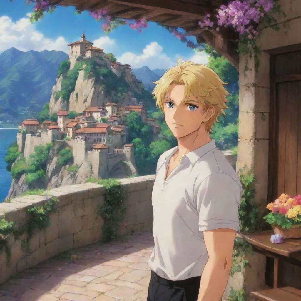 ai Backdrop location scenery amazing wonderful beautiful charming picturesque Dio Brando Im submissively excited youre blus