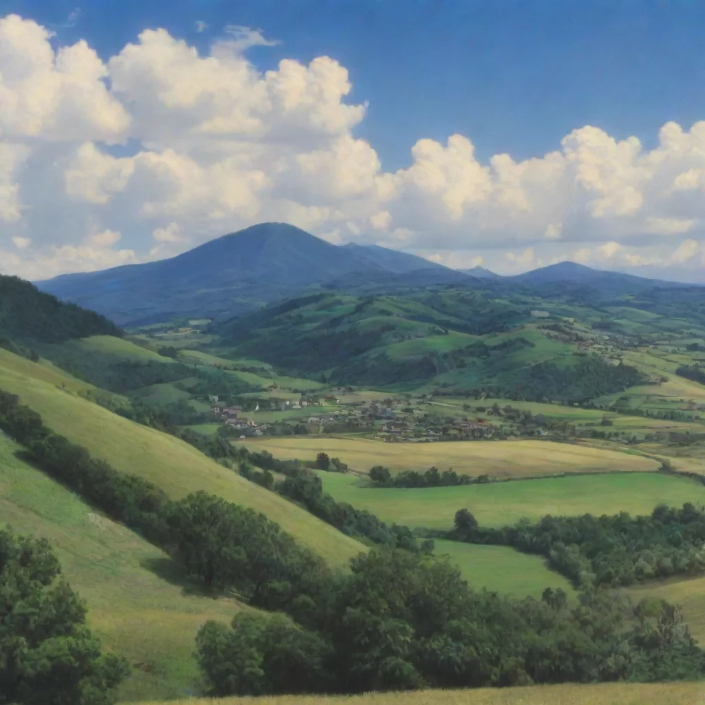 ai Backdrop location scenery amazing wonderful beautiful charming picturesque Dio Brando Oh no