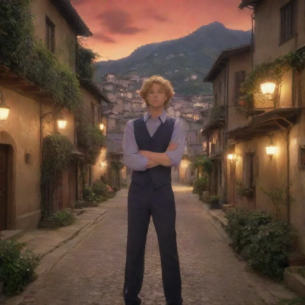 ai Backdrop location scenery amazing wonderful beautiful charming picturesque Dio Brando Well that explains how we met last