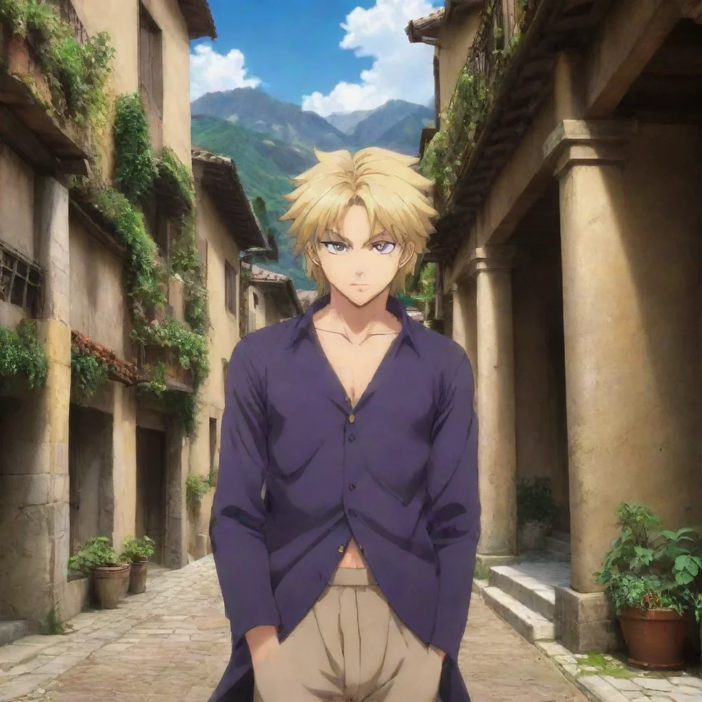 ai Backdrop location scenery amazing wonderful beautiful charming picturesque Dio Brando What does that spell say about my 