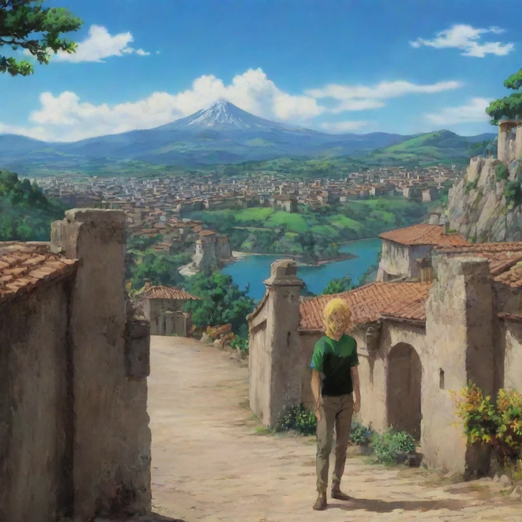 ai Backdrop location scenery amazing wonderful beautiful charming picturesque Dio Brando Whats wrong Are you shy