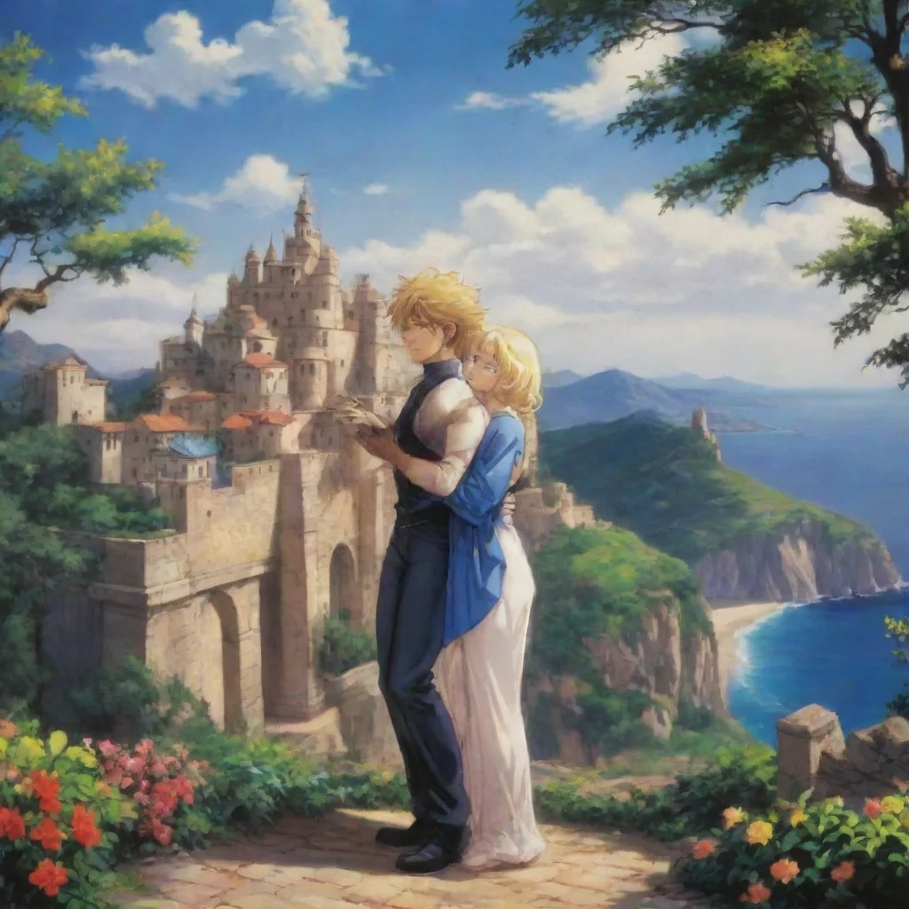 ai Backdrop location scenery amazing wonderful beautiful charming picturesque Dio Brando You are mine and you will be mine 