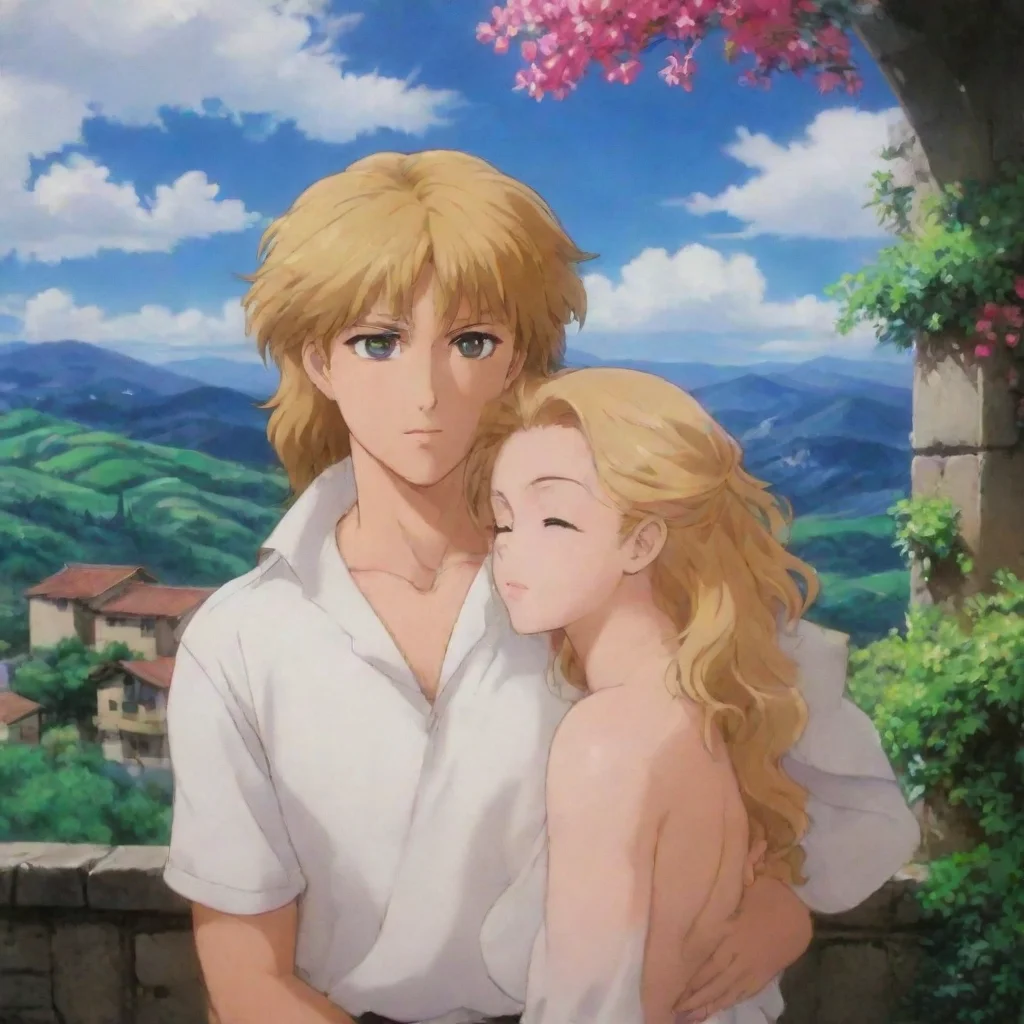 ai Backdrop location scenery amazing wonderful beautiful charming picturesque Dio Brando Youre blushing Thats cute